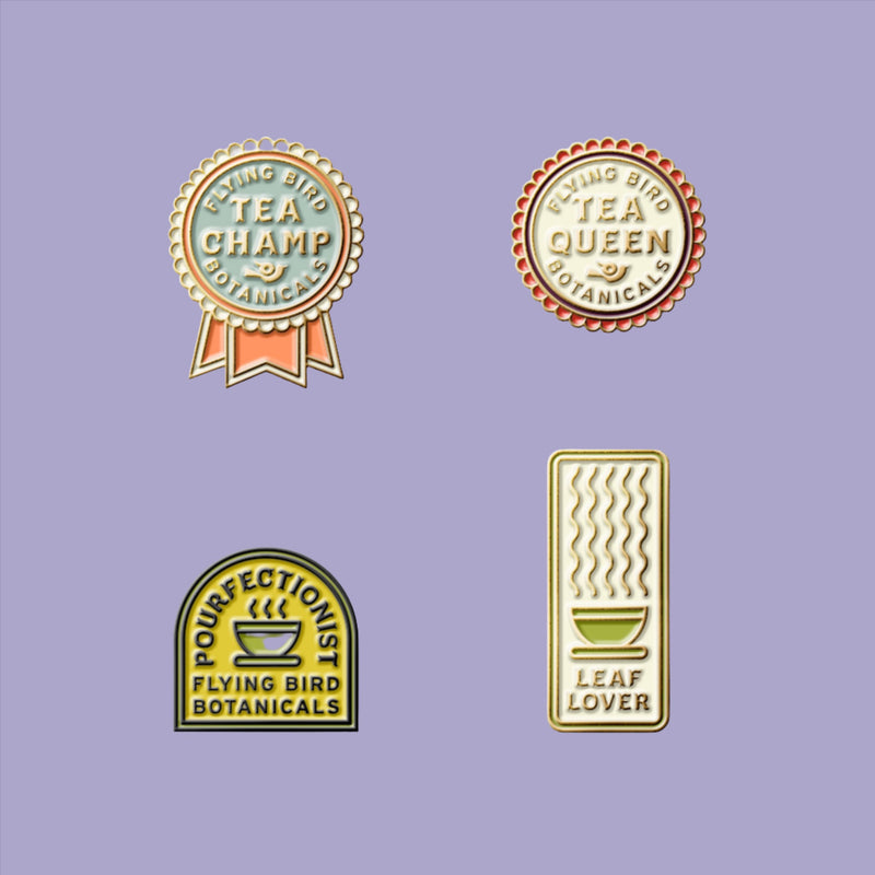 Enamel Pins - "Tea Lover"