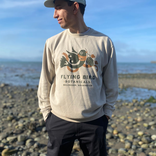 Harvest Orange Seasonal Bird Crewneck