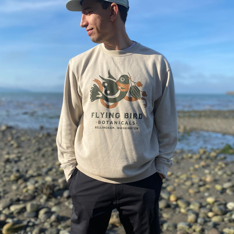 Harvest Orange Seasonal Bird Crewneck