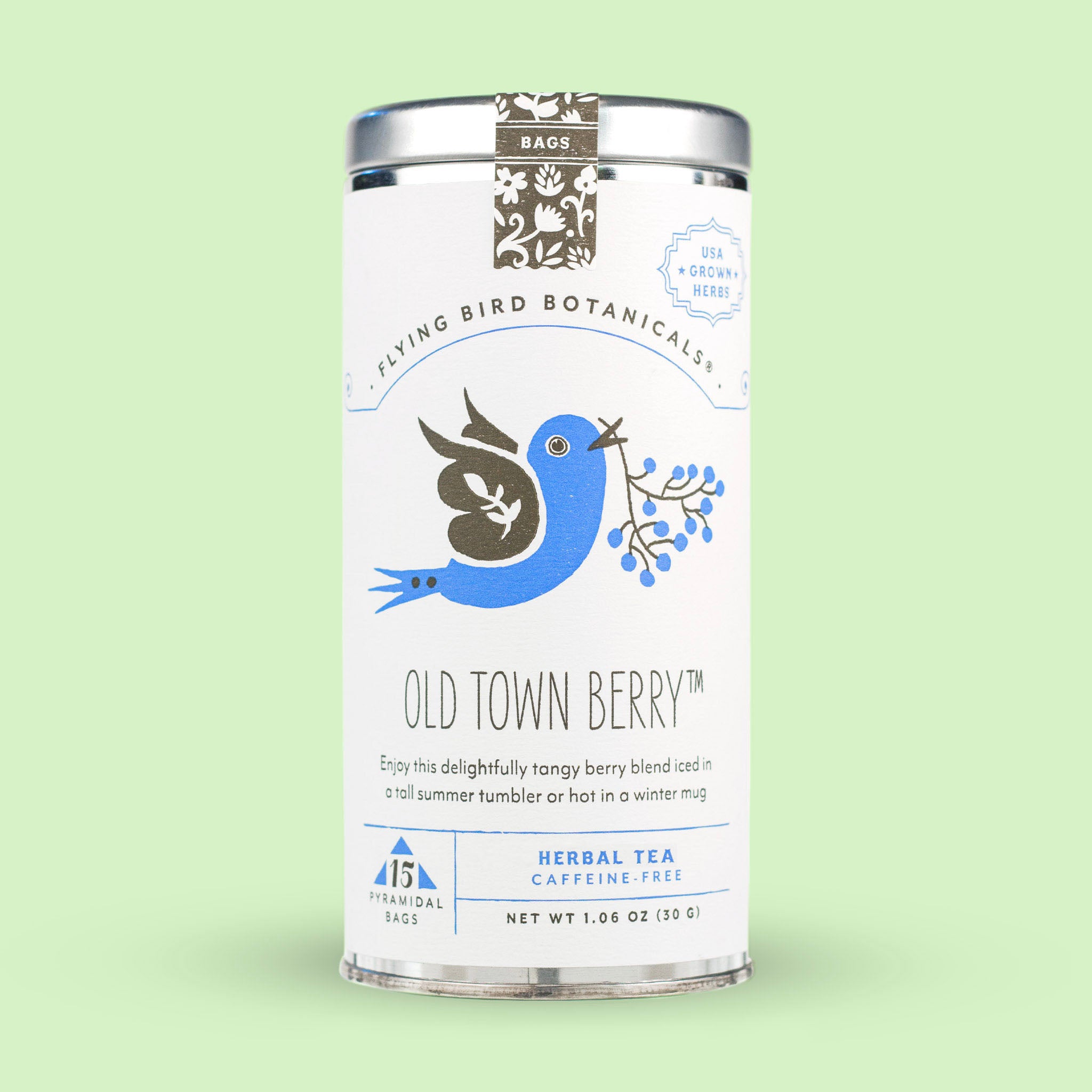 Old Town Berry Tea Bags (ORG) – Flying Bird Botanicals