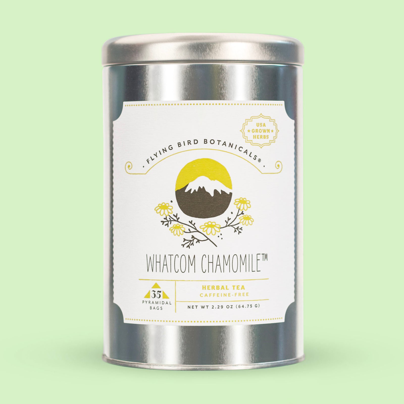 Whatcom Chamomile Tea Bags (ORG) – Flying Bird Botanicals